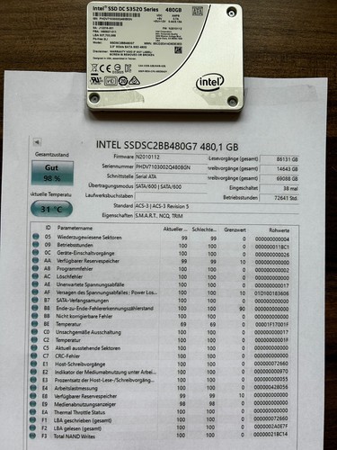 Intel ssd s3520 series - intel, dc