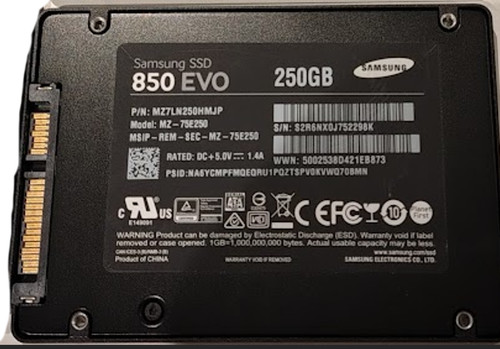 Samsung ssd 850 evo 250gb - 850,