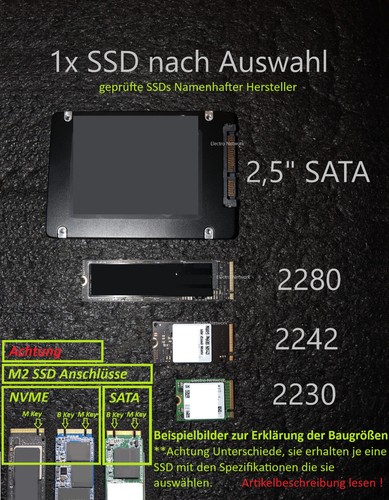 Verschiedene ssd festplatte - ssd,