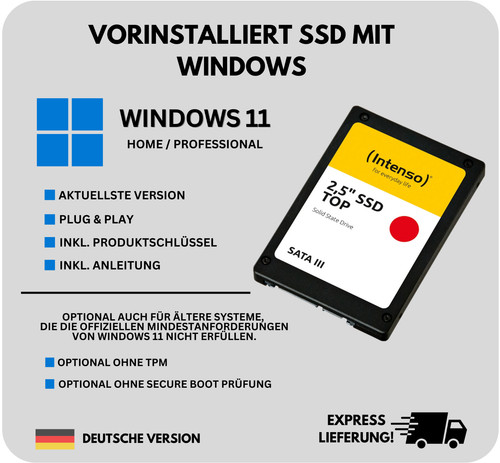 Ssd festplatte mit windows - festplatte, 11