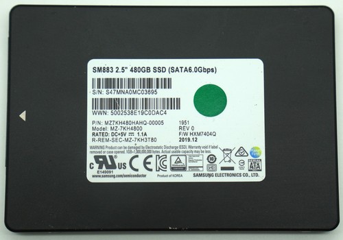 Samsung sm883 480gb - sm883, ssd