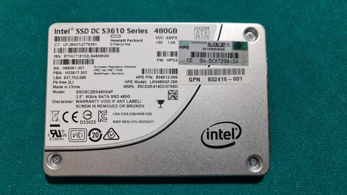 Intel ssd s3610 480gb hpe - intel,