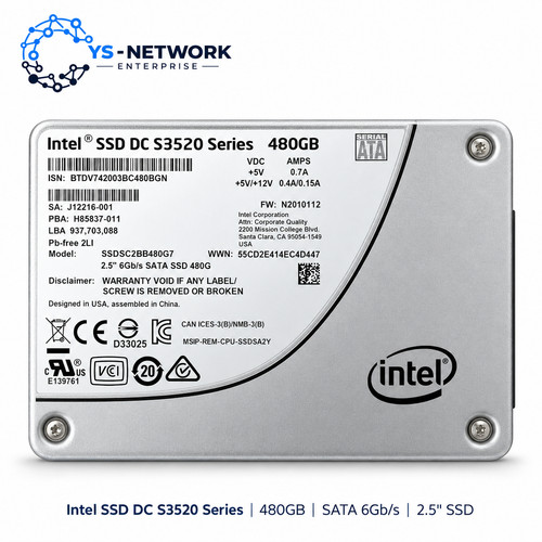 Intel s3520 480gb ssd - dc, 2.5"