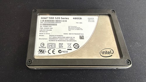 Intel ssd 520 series - series, 480gb