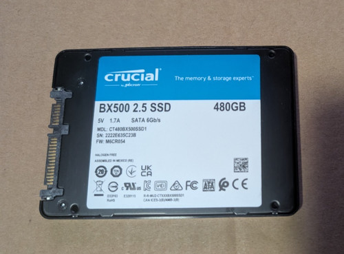 Crucial ct480bx500ssd1 bx500 - crucial,
